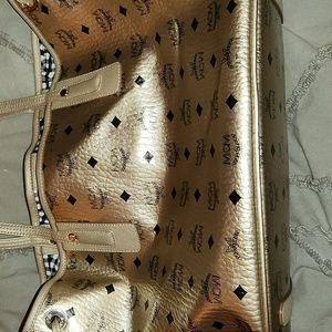 Medium MCM Tote Bags and pouch